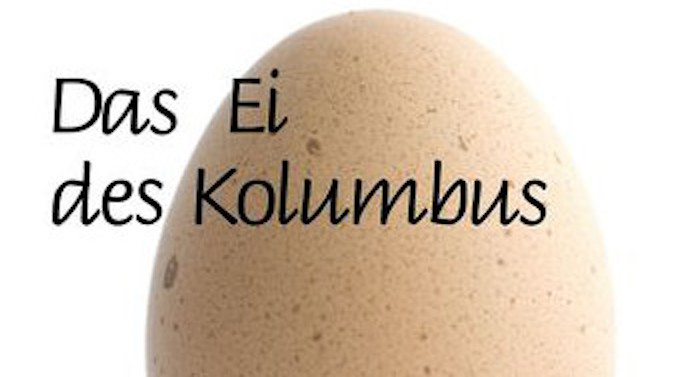 Cover "Das Ei des Kolumbus"